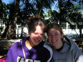 best friends during scuba instruction in Key Largo